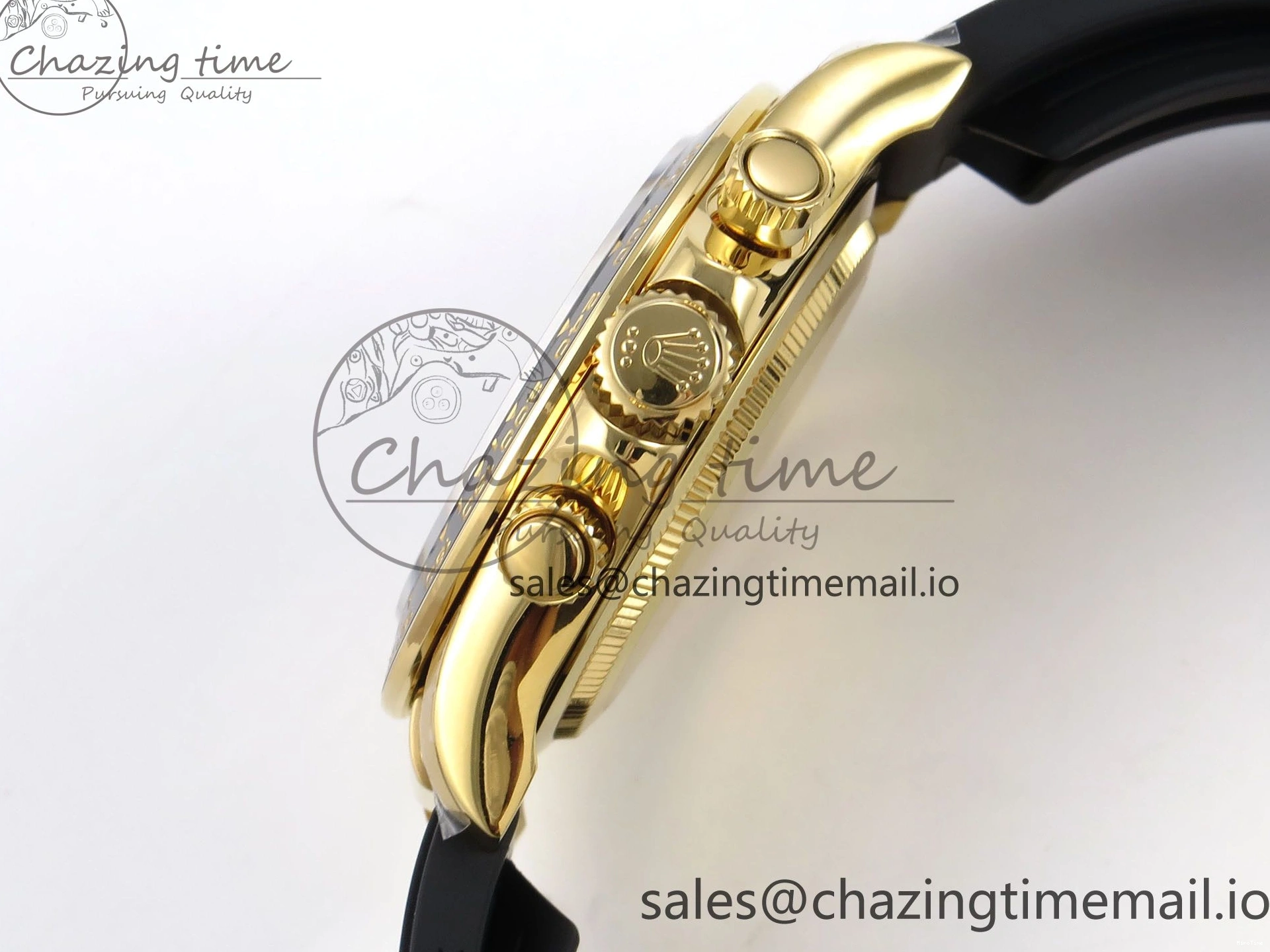 MiroTime 0414 Bold Daytona 126518 QF 1:1 Best Edition Black YG Dial on Oysterflex Strap SH4131 V6（Gain Weight） 1198